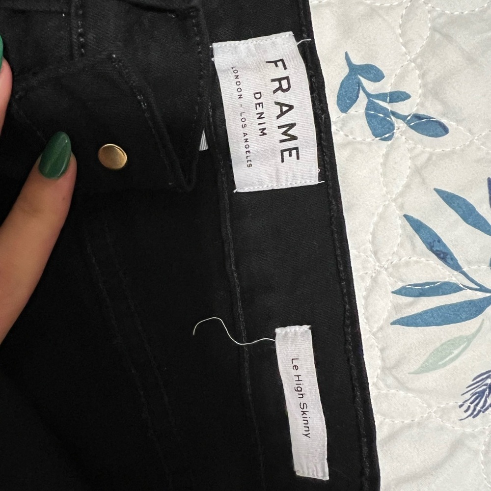 Frame denim black jeans